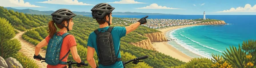 Recorrido en bicicleta de montaña por la Costa de la Luz: de Barbate a Zahora