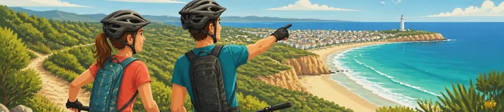 Recorrido en bicicleta de montaña por la Costa de la Luz: de Barbate a Zahora