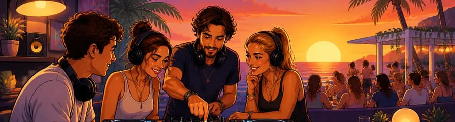 Experiencia DJ de 4 horas al atardecer en Ibiza con fiesta en el Café del Mar