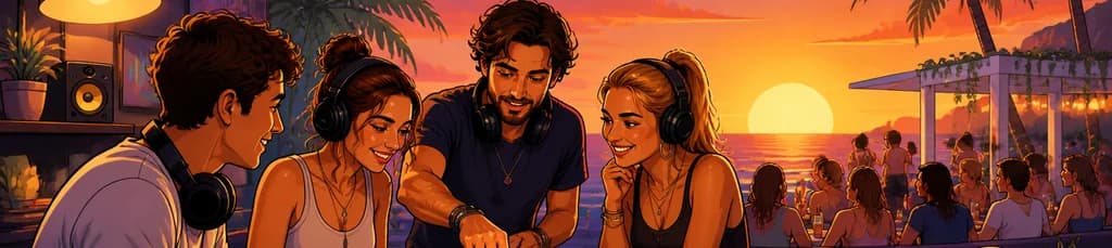 Experiencia DJ de 4 horas al atardecer en Ibiza con fiesta en el Café del Mar