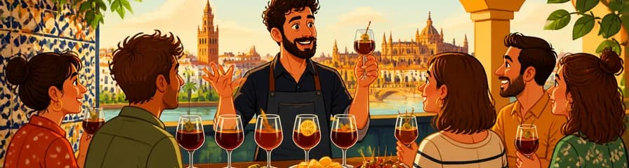 Cata de vermut con aperitivos en Sevilla