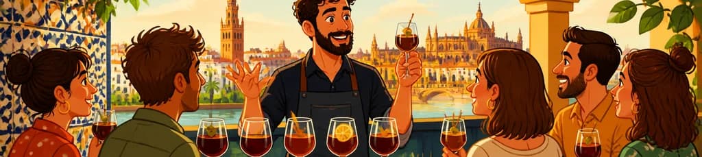 Cata de vermut con aperitivos en Sevilla