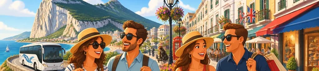 Exploración de compras guiada por Gibraltar, partiendo desde la Costa del Sol