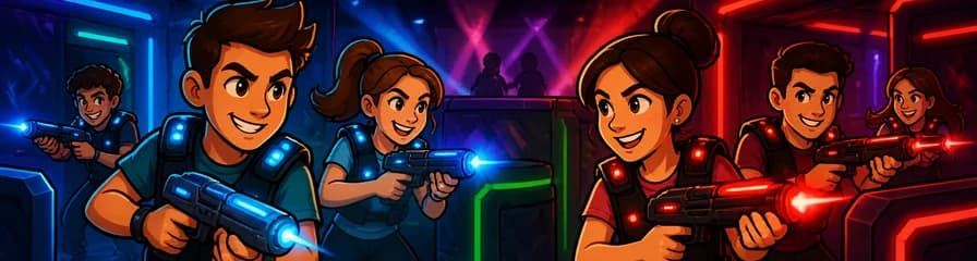 Disfruta de una emocionante partida de Laser Game en Palamós