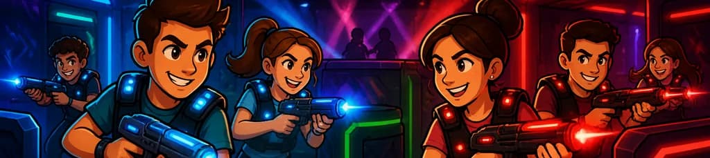 Disfruta de una emocionante partida de Laser Game en Palamós