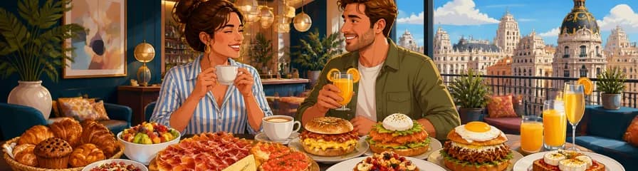 Disfruta de un brunch único en el Lobby Bar del Hotel Indigo Madrid Gran Vía