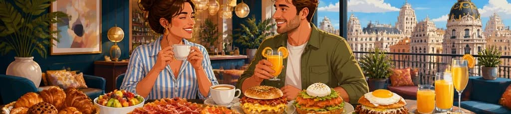 Disfruta de un brunch único en el Lobby Bar del Hotel Indigo Madrid Gran Vía