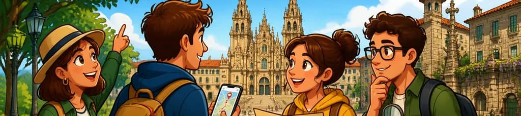 Descubrimiento autoguiado de Santiago: un recorrido a pie y búsqueda del tesoro