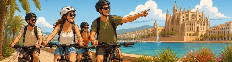 Recorrido exclusivo en bicicleta eléctrica Fat Tire por Palma