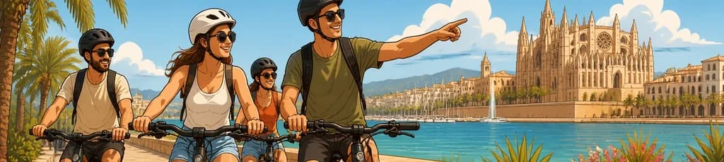 Recorrido exclusivo en bicicleta eléctrica Fat Tire por Palma