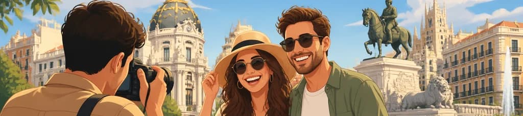 Sesión de fotos profesional en Madrid para tus vacaciones
