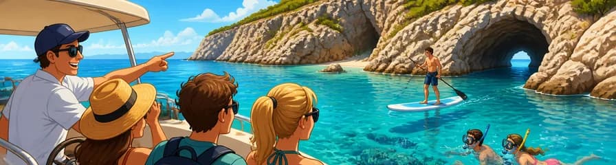 Travesía en barco por el Parque Natural de Llevant, con actividades de snorkel y descubrimiento de calas recónditas
