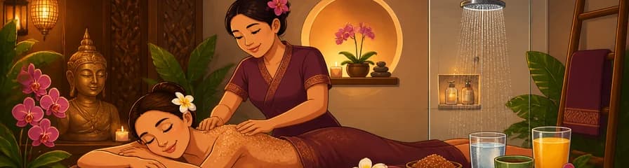 Sesión de 60 minutos de tratamiento corporal exfoliante e hidratante en THAI MASSAGE ALURA