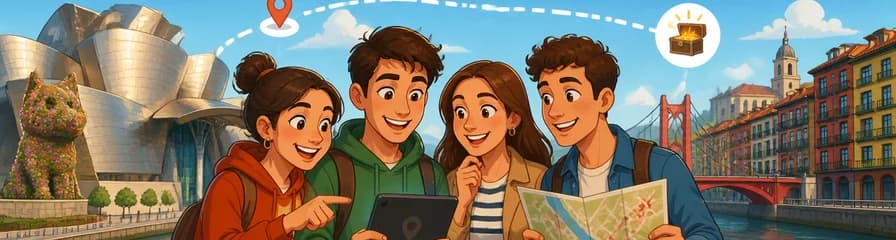 Caza del tesoro digital en Bilbao: Descubre la ciudad a tu aire