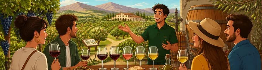 Experiencia enológica en Almería: recorrido por bodega ecológica con cata y aperitivo tradicional