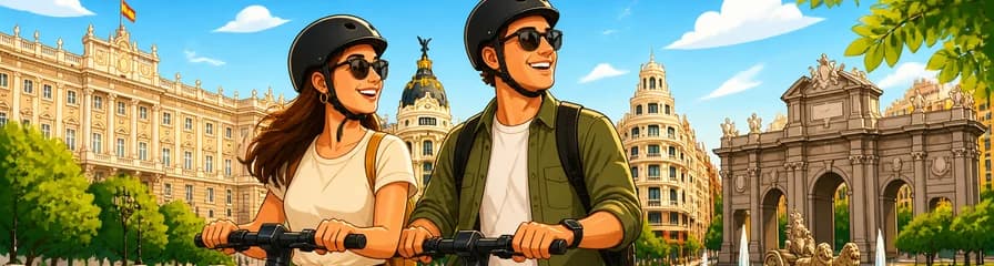 Alquiler de patinetes eléctricos para explorar Madrid