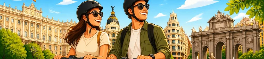 Alquiler de patinetes eléctricos para explorar Madrid