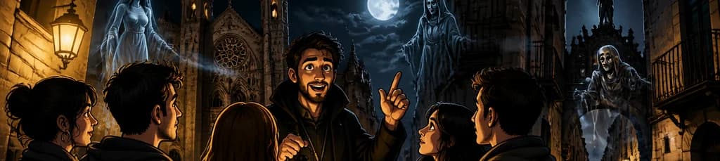 Recorrido Nocturno por Barcelona: Tour Fantasma a Pie por el Gótico y El Born
