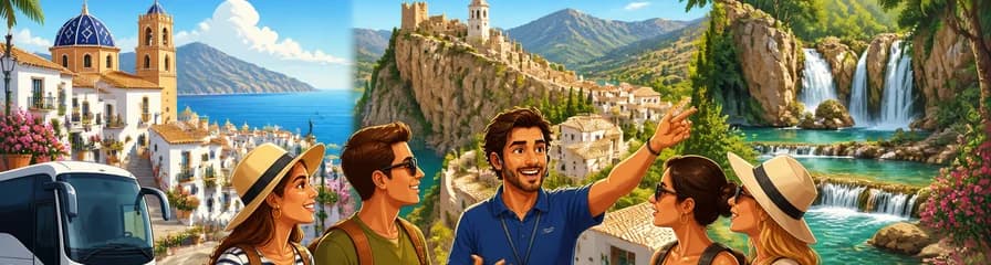 Recorrido por Guadalest, Altea y acceso a las Fuentes del Algar