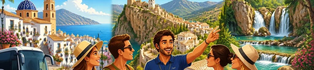 Recorrido por Guadalest, Altea y acceso a las Fuentes del Algar