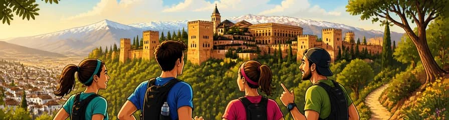 Descubre Granada y sus alrededores corriendo: Tour de la Alhambra