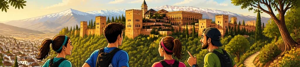 Descubre Granada y sus alrededores corriendo: Tour de la Alhambra