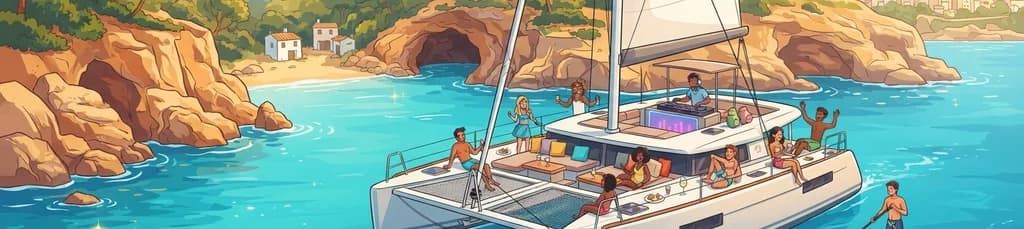 Un día en el paraíso ibicenco: travesía en barco con estilo