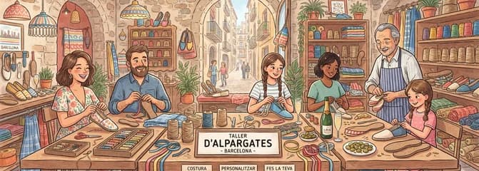 Taller de Creación de Auténticas Alpargatas en Barcelona