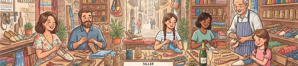 Taller de Creación de Auténticas Alpargatas en Barcelona