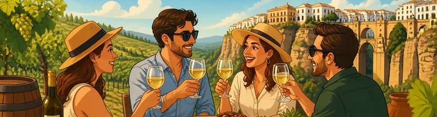 Experiencia enológica privada con degustación de tapas en Ronda, partiendo desde Marbella