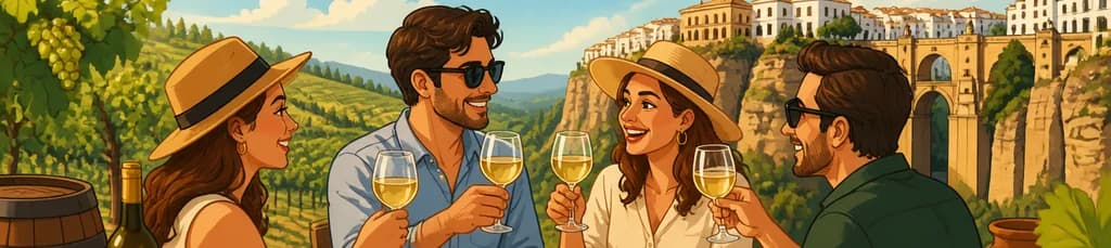 Experiencia enológica privada con degustación de tapas en Ronda, partiendo desde Marbella