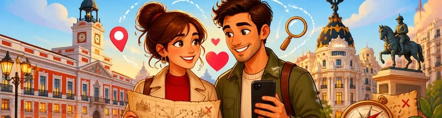 Aventura de búsqueda del tesoro en pareja: ¡Su amor, su Madrid, su aventura!
