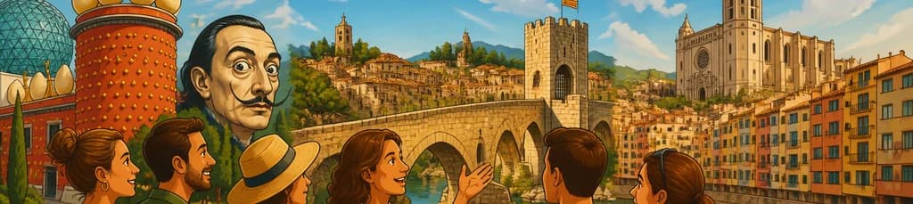 Una inmersión en la obra de Dalí y el encanto de Besalú y Girona para grupos reducidos
