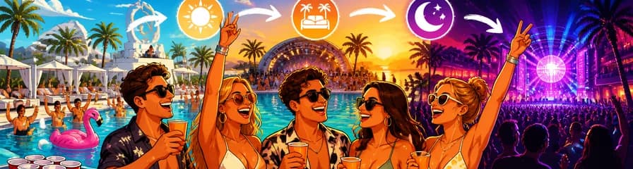 Fiesta VIP en la piscina de Ibiza con barra libre, juegos, O Beach y Eden