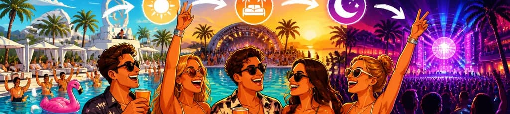 Fiesta VIP en la piscina de Ibiza con barra libre, juegos, O Beach y Eden