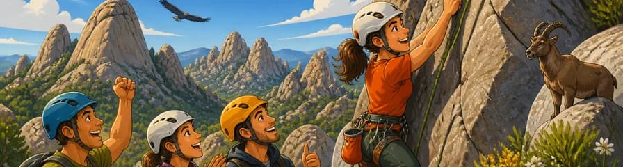 Aventura de Escalada en Roca en La Pedriza, Parque Nacional de la Sierra de Guadarrama, con Transporte desde Madrid