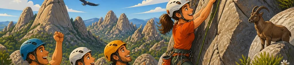 Aventura de Escalada en Roca en La Pedriza, Parque Nacional de la Sierra de Guadarrama, con Transporte desde Madrid