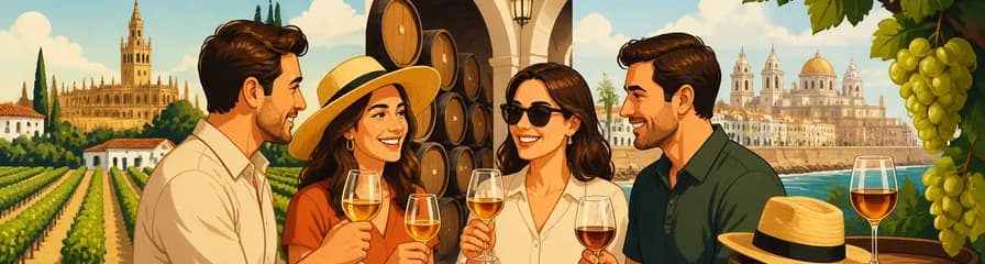 Excursión privada de día completo a las regiones vinícolas de Jerez y Cádiz con salida desde Sevilla