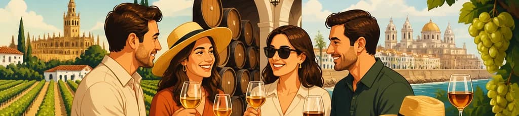 Excursión privada de día completo a las regiones vinícolas de Jerez y Cádiz con salida desde Sevilla