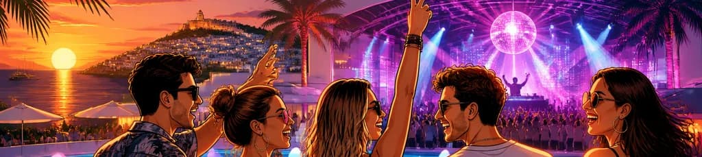 Pase de acceso a fiestas en discotecas y piscinas de Ibiza