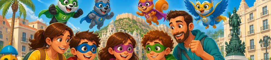 Kid Quest en Alicante: Búsqueda del tesoro interactiva de superhéroes para niños de 4 a 8 años