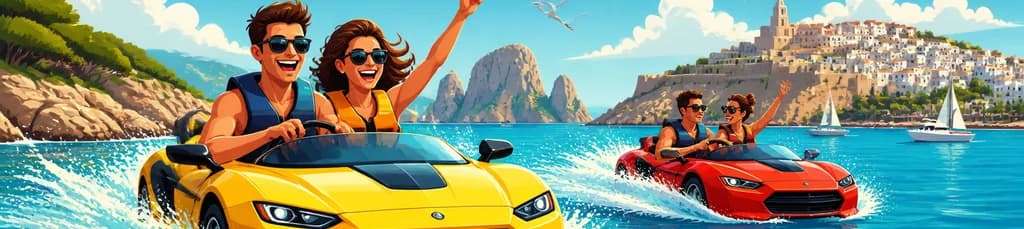 Experimenta Ibiza en Jetcar: Navega por las Olas de sus Playas Más Emblemáticas