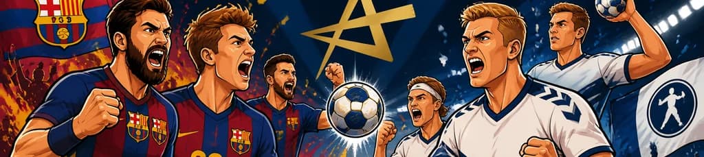 Duelo de titanes en la EHF Champions League: FC Barcelona de Balonmano contra Skanderborg Aahrus GF