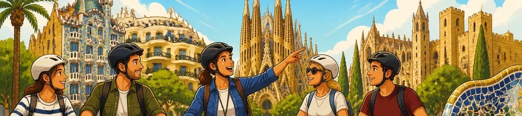 Recorrido en bicicleta eléctrica por lo más destacado de Barcelona y Gaudí
