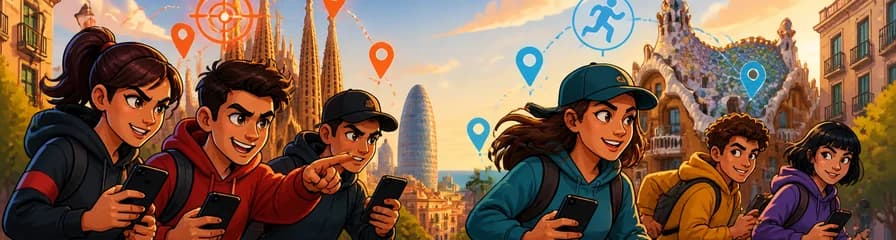 Emocionante juego urbano del gato y el ratón: La Caza en Barcelona