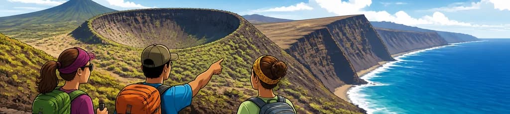 Excursión a pie por el volcán de La Corona y el Risco de Famara