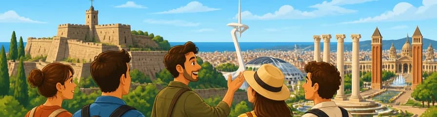 Recorrido privado por la montaña de Montjuic, incluyendo el Parque Olímpico y la Plaza de España