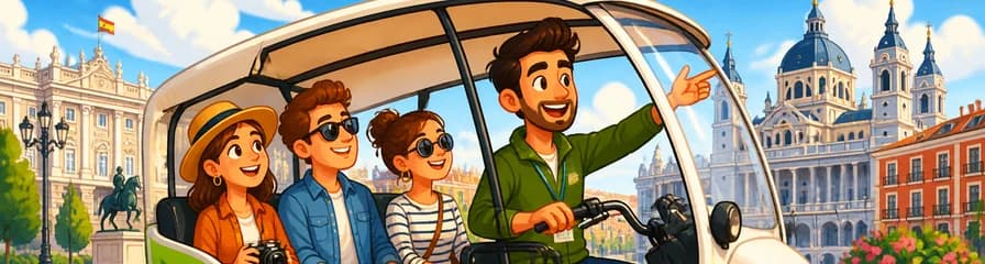 Recorrido en Rickshaw Eléctrico por Madrid: Historia y Encanto Local