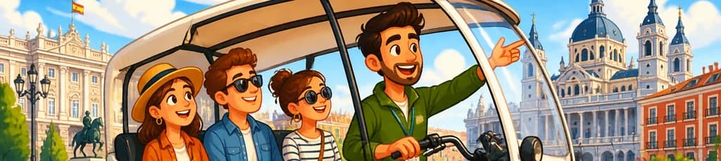 Recorrido en Rickshaw Eléctrico por Madrid: Historia y Encanto Local