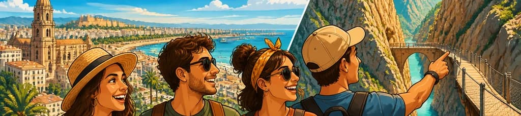 Estancia de tres días en Málaga con excursión al Caminito del Rey